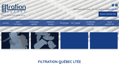 Desktop Screenshot of filtrationquebec.com